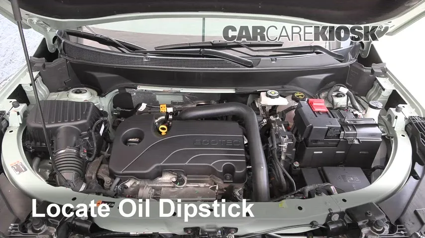 2025 Chevrolet Equinox LT 1.5L 4 Cyl. Turbo Aceite Controlar nivel de aceite